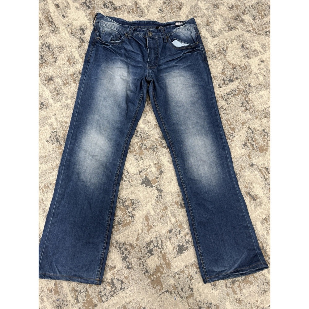 Buffalo David Bitton Jeans 33x30 Basic‎ Straight Faded Blue Y2K